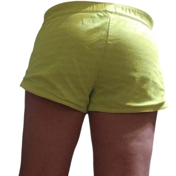 Under Armour Neon Yellow Texas Christian University Athletic Shorts Size Medium! - Picture 5 of 16